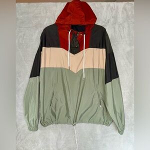 Stylish Multicolor Windbreaker Jacket
